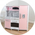 Bucatarie moderna roz mare de joaca - Large Play Kitchen Kidkraft Pink Bucatarie moderna roz mare de joaca - Large Play Kitchen Kidkraft Pink